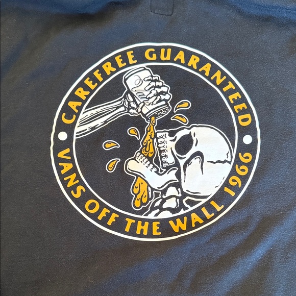 Vans 'Freezing Cold' back print hoodie in black Size L - Picture 10 of 10